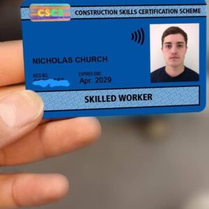 cscs blue skilled worker card