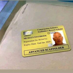 advanced scaffolding card