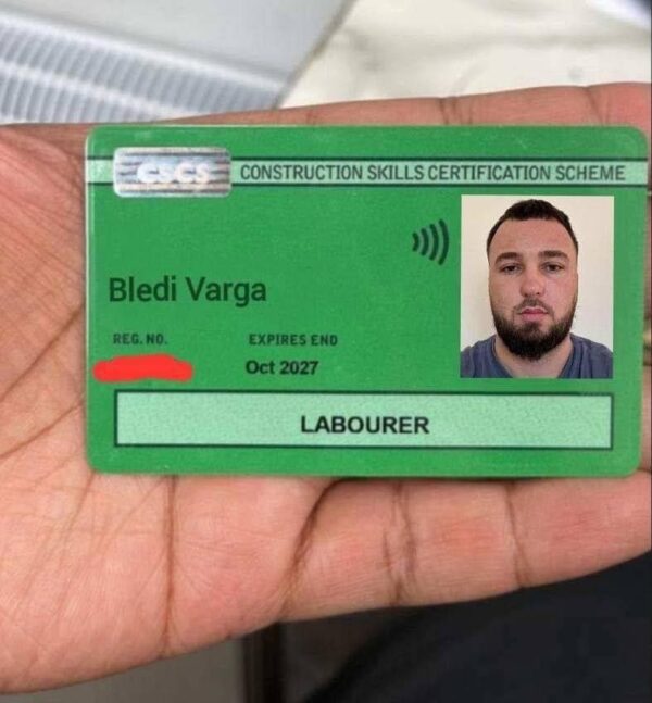 Cscs Green Labourer card - Image 3