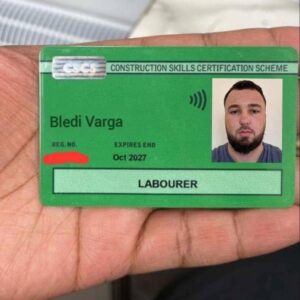 Cscs Green Labourer card