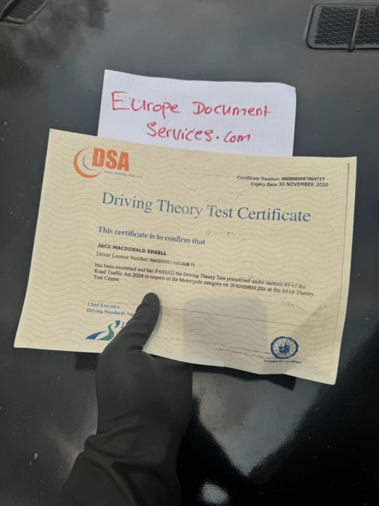 Read more about the article Theory test certificate in london