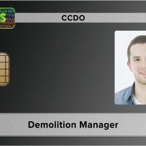black manager demolition operative card